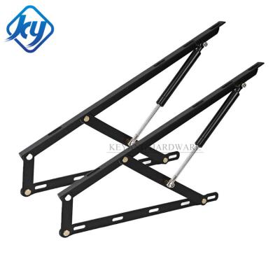 China Modern Pneumatic Ottoman Gas Lift Storage Hinge Sofa Bed Lifting Mechanism for sale