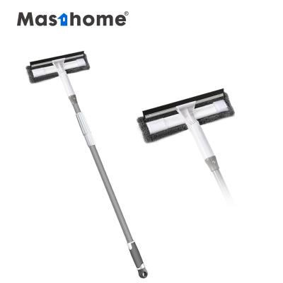 China Masthome New Design Stocked Double Sided Squeegee Window Washer Scrubber Kit For Home Window Cleaning Wiper for sale