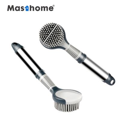 China 2020 Viable Masthome Disc Dish Hot Selling Magic Cleaning Brush With Ring Design for sale