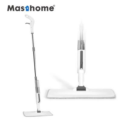 China Factory Hot Sale Customization Microfiber Rotation Stocked Flat Masthome Jet Cleaning Mop for sale