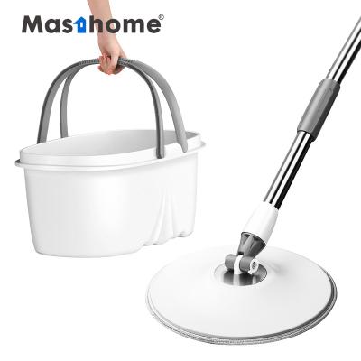 China Masthome Sustainable 2020'S Newly Wipe 360 ​​Spin Bucket Mop For Housework Customize for sale