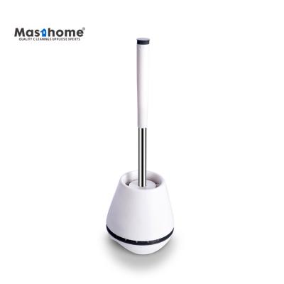 China Masthome Support OEM/ODM Viable Cost Performance Cleaning TPR Toilet Brush and Holder Set for Indoor Cleaning for sale