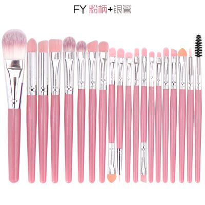 China Angular Blush 20pcs Madame Cosmetic Brushes Wholesale Eyebrow Lip Eyeliner Face Blender Make Up Brush Foundation Makeup Brushes for sale