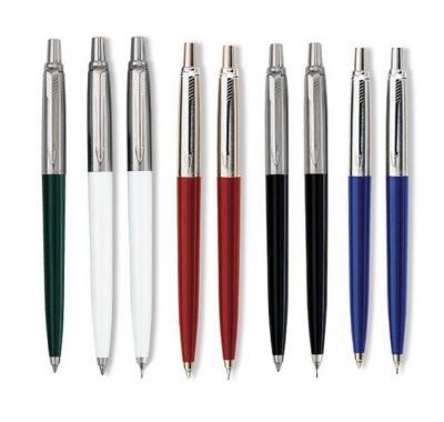 China Metal Style PK Refill Classics Style Push Button Click Mechanism Ballpoint Pen Slim Stainless Steel Stainless Steel Ballpoint Pen for sale