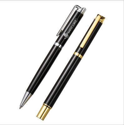 China office & School Pen Unique Cap Design Roller Pen Heavy Metal Business Sign Pens Gold Silver Decorate Gift Black Pen for sale