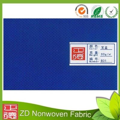 China Tela não tecida hidrofóbica 60g 75g cor azul ou feita sob encomenda de 90g dos PP Spunbond do polipropileno à venda