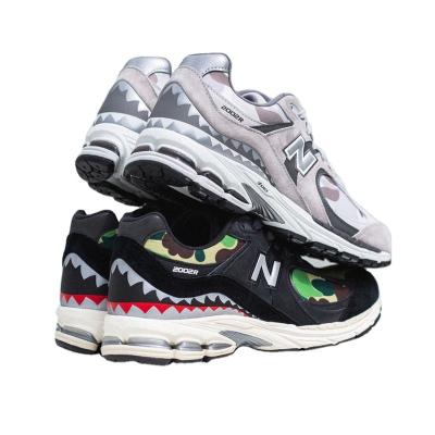 China Fashion New Fashion Trend Unisex Casual Shoes Bape Shark Camouflage Style Reflective Sports Retro Fashion Running Shoes for sale