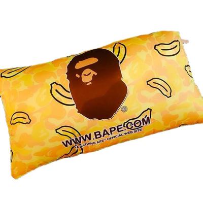 China Creative Rectangular Leisure Nap Couple Pillow Sofa Cushion Back Cover Pillow PORTABLE High Quality Personality Monkey Pillow Bape Man for sale