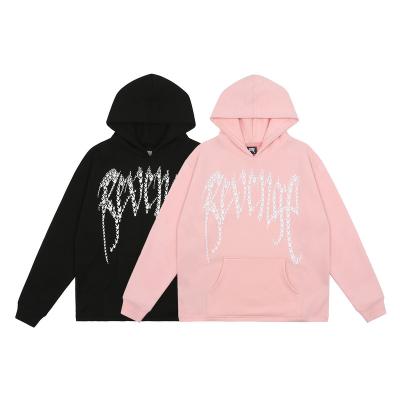 China High Quality QUICK DRY Warm Flower Bunny Plain Long Sleeve Pullover Brand Thickening Common Revenge Hoodies for sale