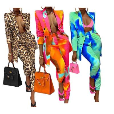 China Anti-wrinkle New 2022 Spring Formal Suit Sets Lady Wear Business Office Suite Fashionable Ladies Office Casual Sets for sale