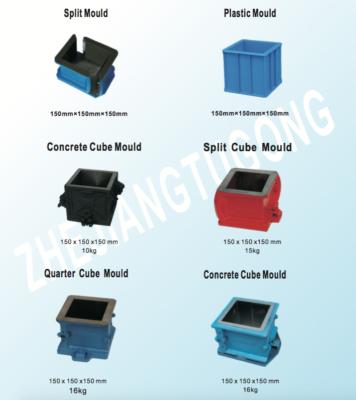 China 2018 hot plastic/split/concrete mold/quarter cube/calibration resistance/split/cement mortar/aggregate/st flexure mold for sale