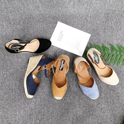 China Light weight female wedges platform sandals high heels wedge shoe wine color woemen sandal shoes for women high heels sandals for sale