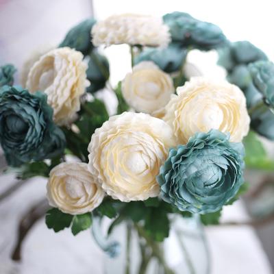 China 70%polyester+20%plastic+10%metal Home Decoration Artificial Flower China Bouquet Dry Flowers Gift For Accessories for sale