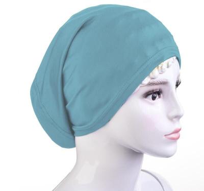 China Stock 20 colors soft cotton under headcover muslim inner hijab underscarf tube turban islamic hats for women for sale