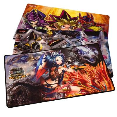 China Game Custom Design Sublimation XL XXL Polyester Cloth Anti-Slip Gaming Gaming Mouse Pad Rubber Mat for sale