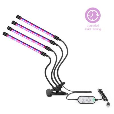 China 360Â ° Flexible Goosenecks LED Grow Full Spectrum Fitolampy Light USB Phyto Lamp With Control For Plants for sale