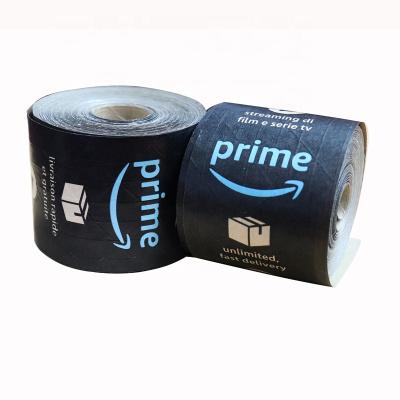 China Amazon Premium Custom Waterproof Reinforced Gummed Paper Tape Water Activated Paper Tape Kraft Paper for sale