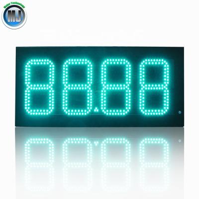 China For Gas Station To Display Price 8 Inch 4 Digits Ethyl Gasoline Price Sign Board With Outdoor Waterproof IP65 for sale