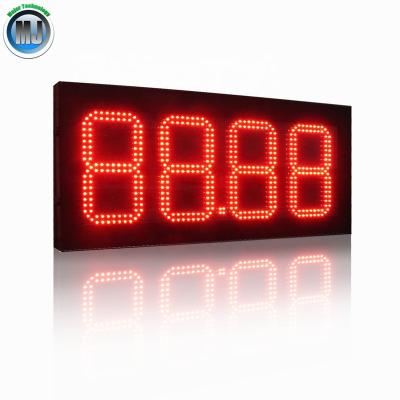 China For Gas Station Price Display 8 Inch 4 Digit RF/WIFI Gas Station Remote Control Outdoor Waterproof Sign IP65 for sale