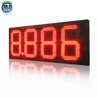 China For gas station to show prices radio control outside rf gas price sign board segments ethyl gas signs digital board for sale