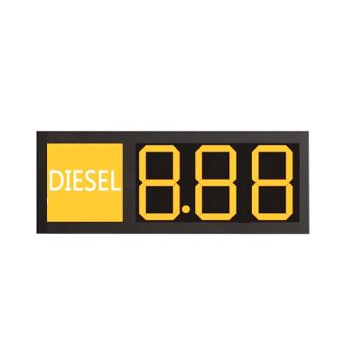 China For Gas Station To Display Price Line Outdoor Waterproof LED Info Panels LED Price Sign Petrol Gas Station Display For Saudi Arabia for sale