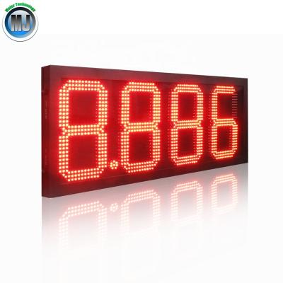 China For gas station to show prices radio control outside RF gas price sign board 7 segments precios led gas station for sale