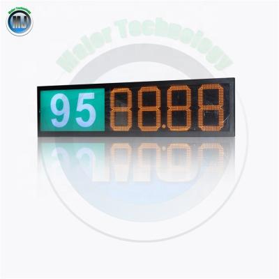 China Outdoor Double Side Display RF Remote Control Waterproof Gas Station Led Digital Fuel Price Screens for sale