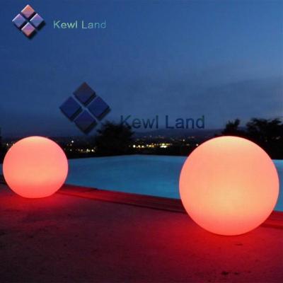 China Outdoor Hotel Battery Power Remote Control16 Colors Changing LED Light Ball for sale