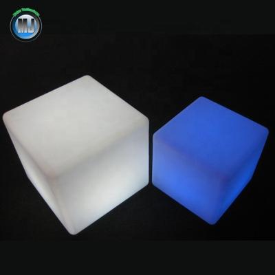 China Nightclub Bar Seat Chair Lighting Up Outdoor Glowing Led Cube Chair IP65 for sale