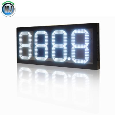 China Gas Station 12inch Outdoor Waterproof Petrol Station Price Display For Gas for sale