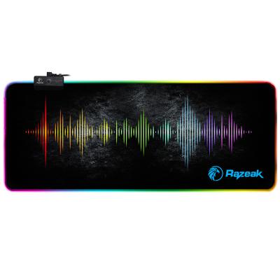 China Large Anti-Slip Gaming Mouse Pad Gamer Mouse Pad With RGB Backlit Computer Mousepad for sale