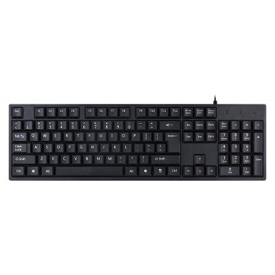 China OEM Standard Logo ABS 104 Key Wired Keyboard Desktop Keyboard Slient Keyboard for sale