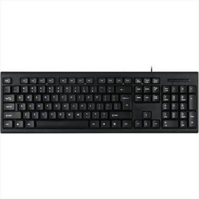 China 2020 Top Selling ERGONOMIC Slim USB 104 Keys Wired Keyboard for sale