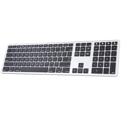 China Factory supply ERGONOMIC aluminum alloy chocolate panel wireless keyboard for sale