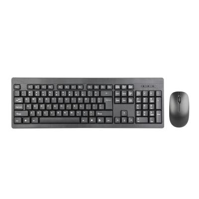 China For Home Office Slim Product 2 4G USB Technology Stadard Style Radio Wireless Keyboard Mouse Combo For Office Work for sale