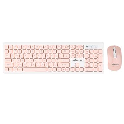 China Plug & Play Model 2021Cool Design Wireless Keyboard and Mouse Computer Laptop for sale