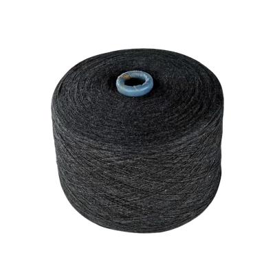 China Sustainable Most Popular Hand Knitting Moisture-absorbent Color Spun Flower Cotton 32s/2 Ash Wool Blend Yarn for sale