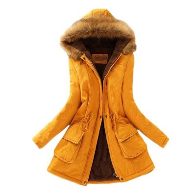 China Women's Winter Warm Coat Ladies Long Jacket Waterproof Down Coat Jackets Hooded Women's Jacket for sale