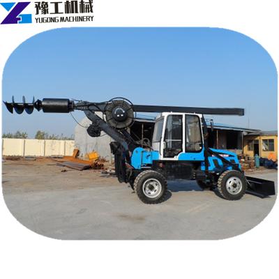 China Professional pile drilling crawler auger piling machine pile driver with factory price for sale