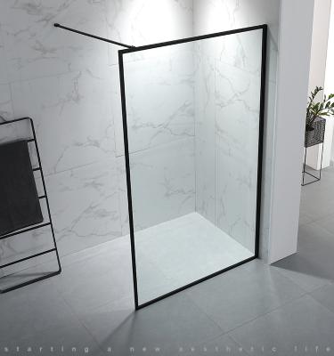 China Modern popular customized walk in shower rooms glass shower enclosure for bathroom with 6mm/8mm temepered glass for sale