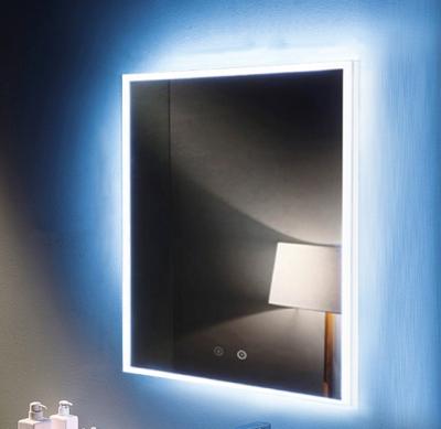 China Wholesale Illuminated Bath Mirror LED Bathroom Fogproof Frameless Vanity Mirror With Lights for sale