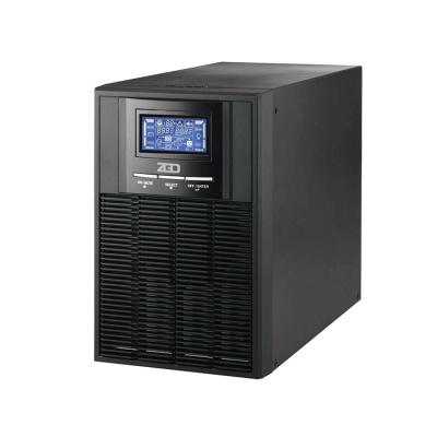 China 3KVA COMPUTER UPS Uninterruptible Power Supply External Battery Online Ups Zero Conversion for sale