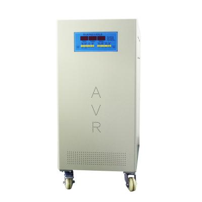 China SVC 50KVA AVR 3 Phase 380V 400V 415V Servo Motor Stabilizer Automatic Voltage Regulator for sale