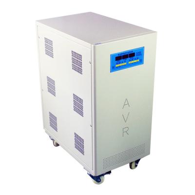 China SVC 1 Phase High Accuracy Fully Automatic 30kva AC Voltage Stabilizer for sale