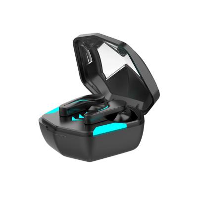 China Fashionable Comfortable Wearing Wireless Game Earbuds With Breathe Mini Amazon LED Light 65ms Gaming tws Earbuds for sale