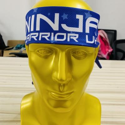 China COOLING AND ABSORBING SWEATSHIRT ROYAL BLUE NINJA HEADBAND for sale