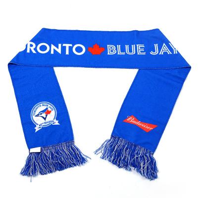 China New Fashion Knitted Scarf Poland Soccer Scarf Soft Smooth Comfortable Customized Soccer Fan Scarf for sale