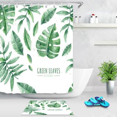 China Hot Selling Blackout Selva Printed Waterproof Shower Curtain For Apartment for sale