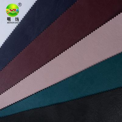 China Hot Sale PU Man Jacket Synthetic Leather Fabric Waterproof for sale