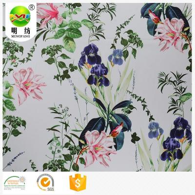 China Other Wholesale Custom Digital Printing Cotton Lycra Fabric for sale